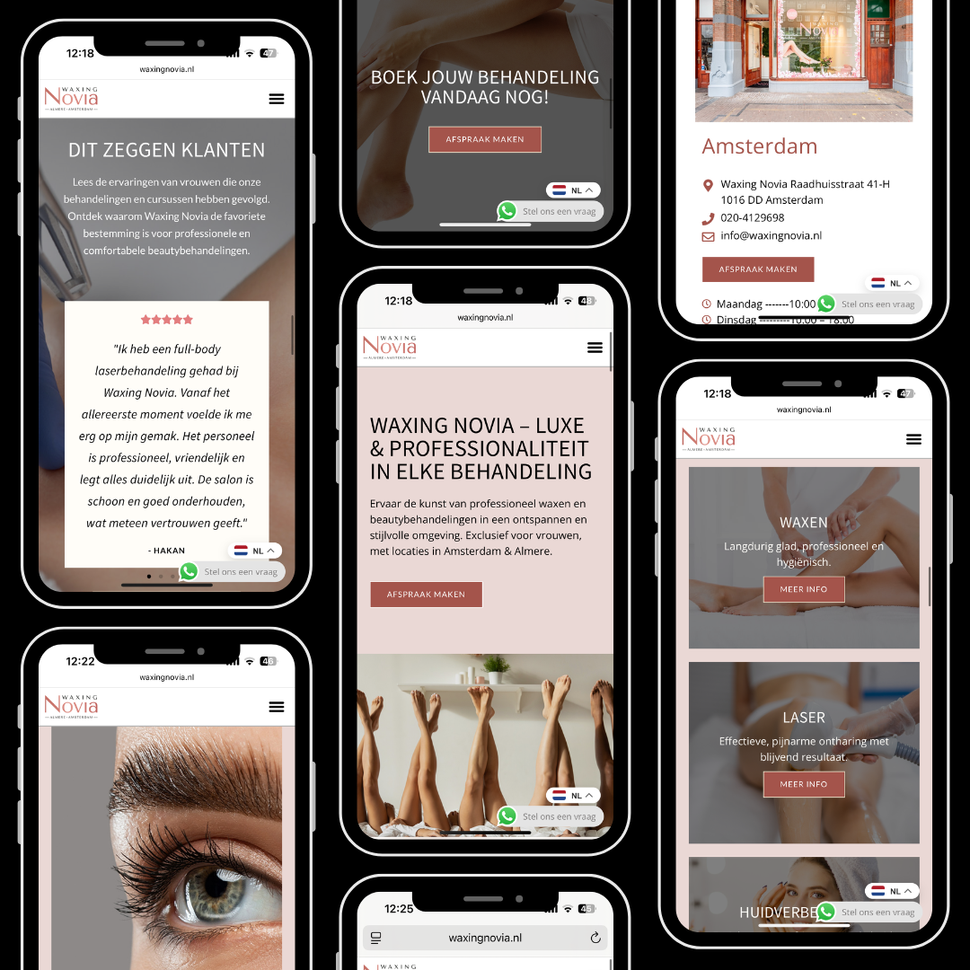waxing novia casa connect webdesign